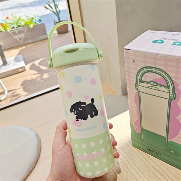 Bình giữ nhiệt thú Happy 650ml