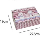 Hộp quà gập cừu bánh kem 25x19x9cm