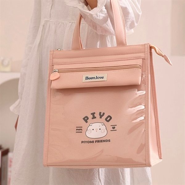 Túi đựng cơm tam giác Piyomi Friends