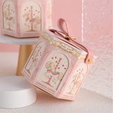 Hộp quà mini lục giác vòng quay ngựa