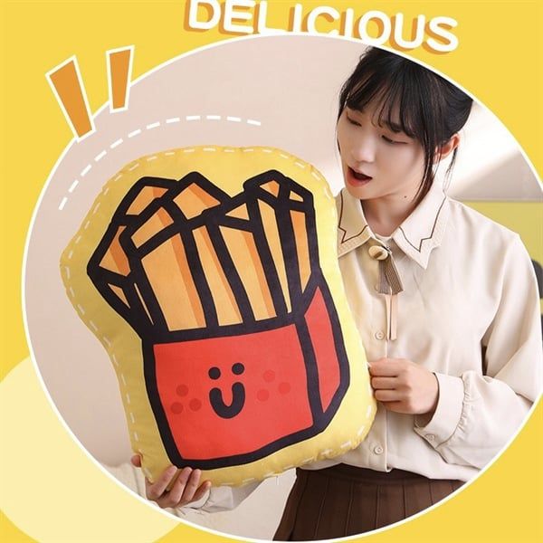 Gối thức ăn nhanh 2D 50cm