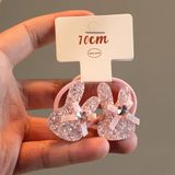 Set 2 chun sequin hồng đính ngọc nơ
