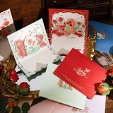 Thiệp hoa nổi nhiều lớp