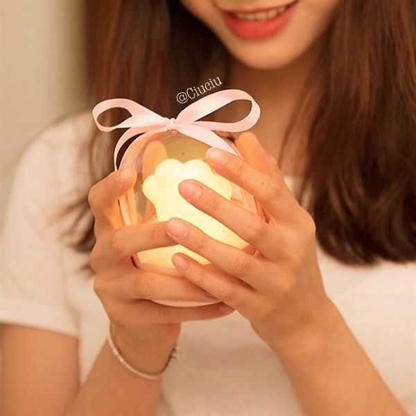 Đèn ngủ chân mèo phát nhạc