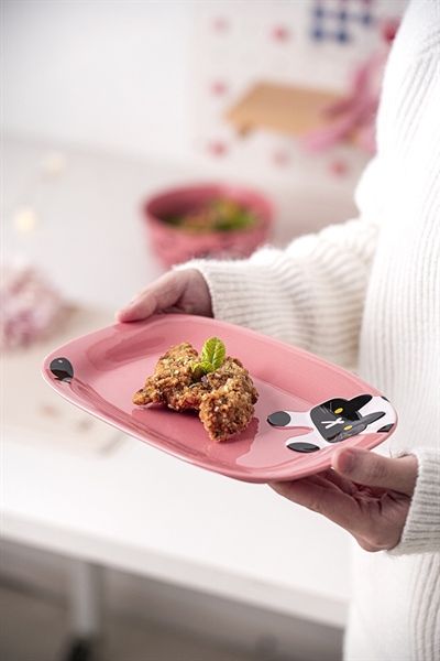 Set bát đĩa mèo đen đốm