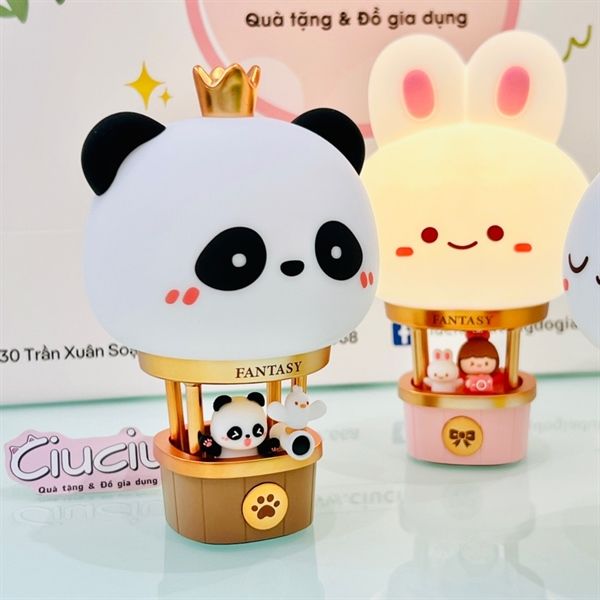 Đèn ngủ khinh khí cầu thú