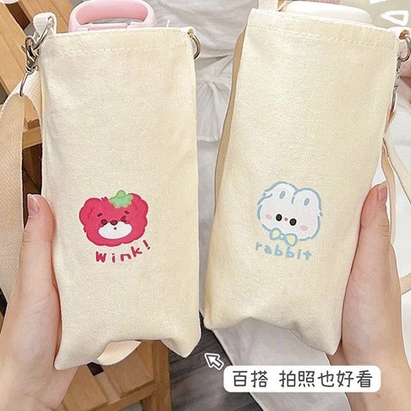 Túi đựng cốc hình thú chibi