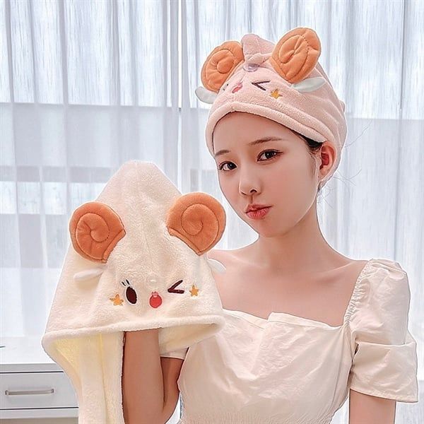 Mũ tắm bông cừu dễ thương
