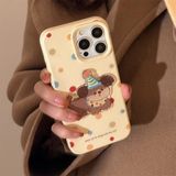 Ốp cún nổi mũ sinh nhật + dây charm