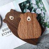 Thớt gỗ óc chó cao cấp hình gấu