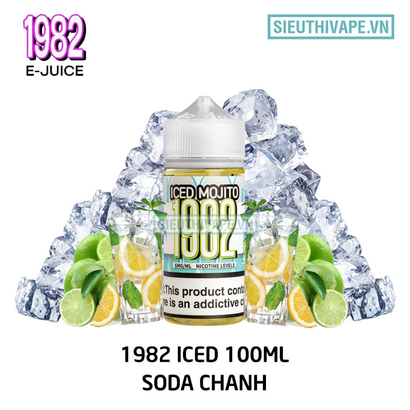 1982 Iced soda chanh tinh dau vape 100ml