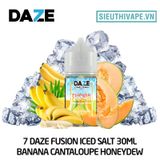  7 Daze Fusion Salt Banana Cantaloupe Honeydew 30ml - Tinh Dầu Salt Nic Mỹ 