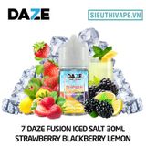  7 Daze Fusion Salt Strawberry Blackberry Lemon 30ml - Tinh Dầu Salt Nic Mỹ 