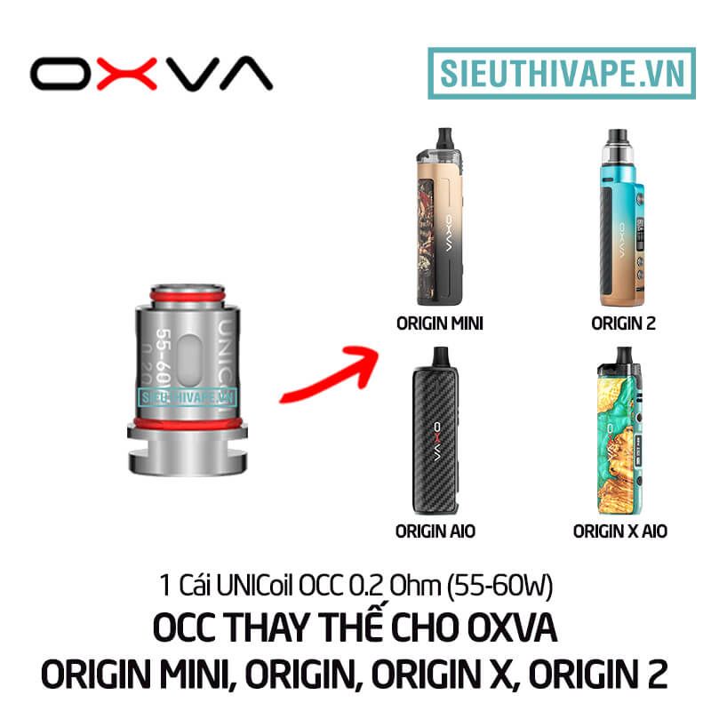  Coil Occ Thay Thế Cho OXVA Origin Mini, Origin, Origin X, Origin 2 Pod Kit - Chính Hãng 