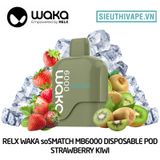  Waka soMatch Strawberry Kiwi - Pod 1 Lần 6000 Hơi Có Sạc 