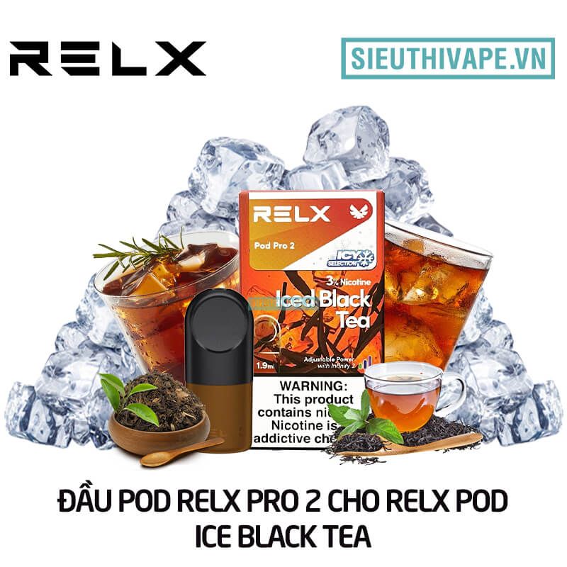  Pod Relx Pro 2 Iced Black Tea Cho Relx Pod - Chính Hãng 