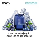  CS25 CS9000 Blueberry Ice - Pod 1 Lần 9000 Hơi Có Sạc 
