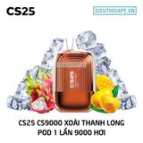  CS25 CS9000 Mango Dragon Fruit - Pod 1 Lần 9000 Hơi Có Sạc 