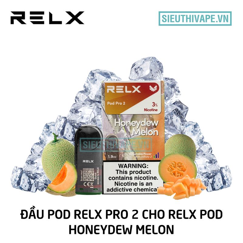  Pod Relx Pro 2 Honeydew Melon Cho Relx Pod - Chính Hãng 