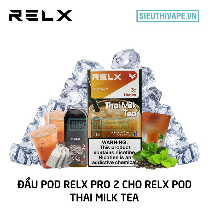  Pod Relx Pro 2 Thai Milk Tea Cho Relx Pod - Chính Hãng 