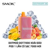  Dotmod Dot7000 Peach Mango - Pod 1 Lần Có Sạc 7000 Hơi 