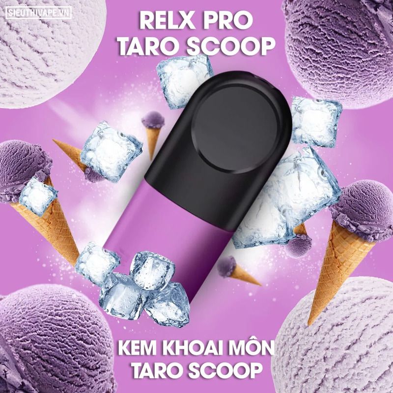  Pod Relx Pro 2 Taro Scoop Cho Relx Pod - Chính Hãng 