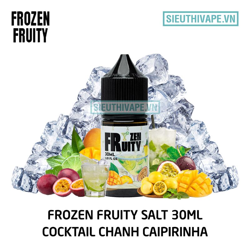  Frozen Fruity Iced Tropical Caipirina 30ml - Tinh Dầu Saltnic Chính Hãng 