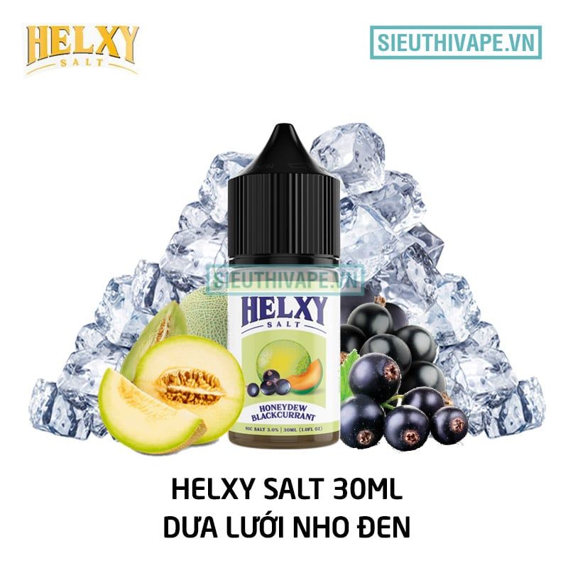  Helxy Salt Honeydew Blackcurrant 30ml - Tinh Dầu Saltnic Chính Hãng 