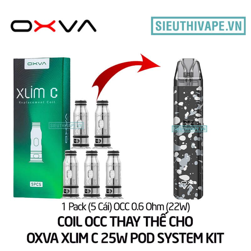  Coil OCC Thay Thế Cho OXVA Xlim C Pod System - Chính Hãng 
