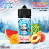  Khan Extra Cool Peach Mango Watermelon 100ml - Tinh Dầu Vape Chính Hãng 