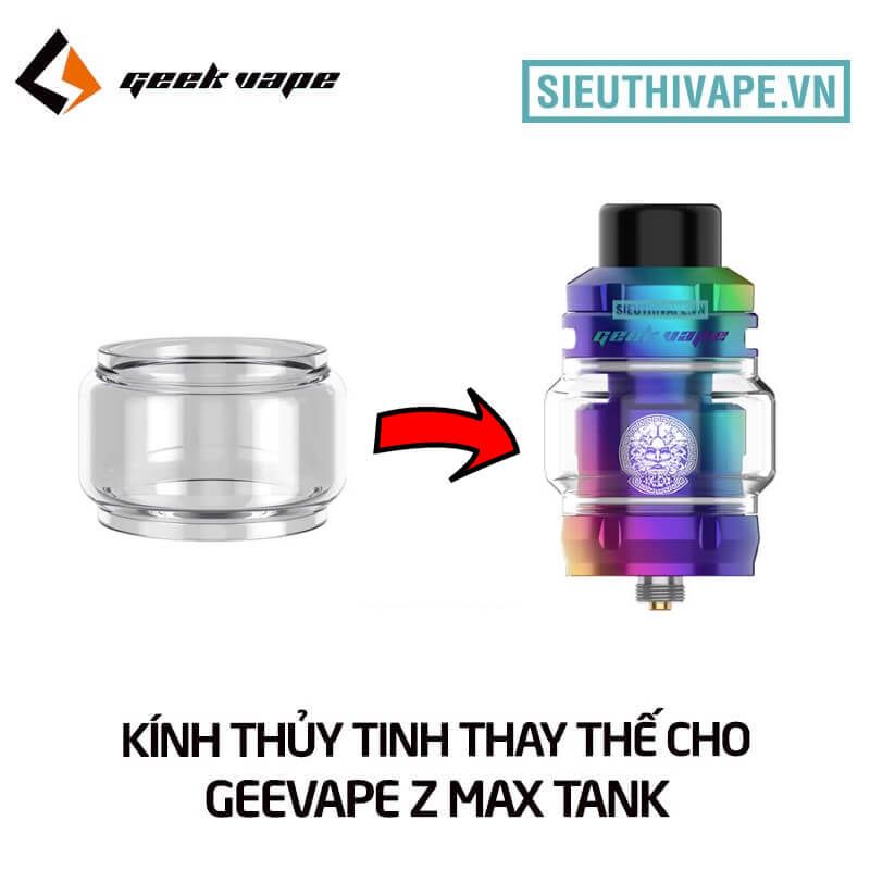  Kính Thay Thế Geekvape Z Max Tank (Zeus V2) - Phụ Kiện Vape Chính Hãng 