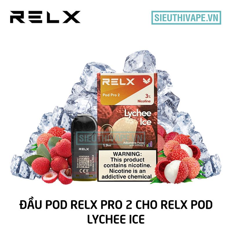  Pod Relx Pro 2 Lychee Ice Cho Relx Pod - Chính Hãng 