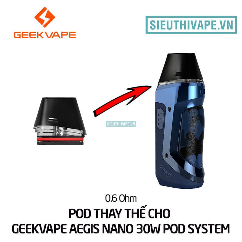 Đầu Pod Cho Geekvape Aegis Nano Pod Kit - Chính Hãng