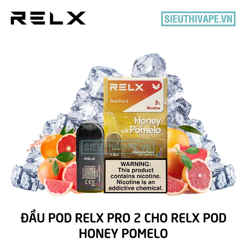  Pod Relx Pro 2 Honey Pomelo Cho Relx Pod - Chính Hãng 