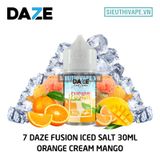  7 Daze Fusion Salt Orange Cream Mango 30ml - Tinh Dầu Saltnic Chính Hãng 