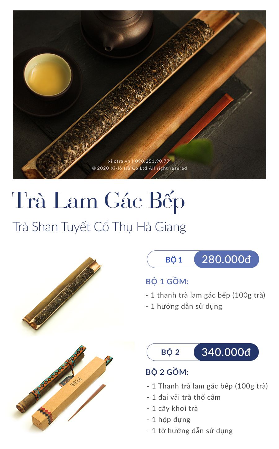 TRÀ LAM GÁC BẾP