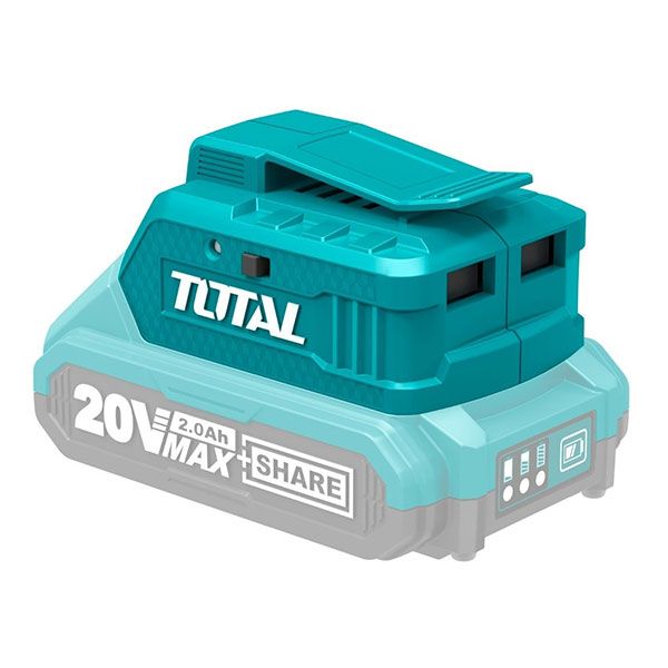 Sạc USB Lithium 20v Total TUCLI2001 – Dụng Cụ Vàng