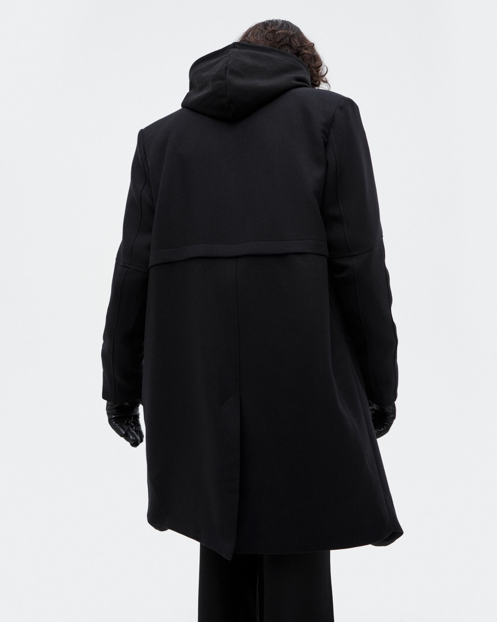 MAVERIK® OVERSIZED TRENCH COAT ( BLACK )