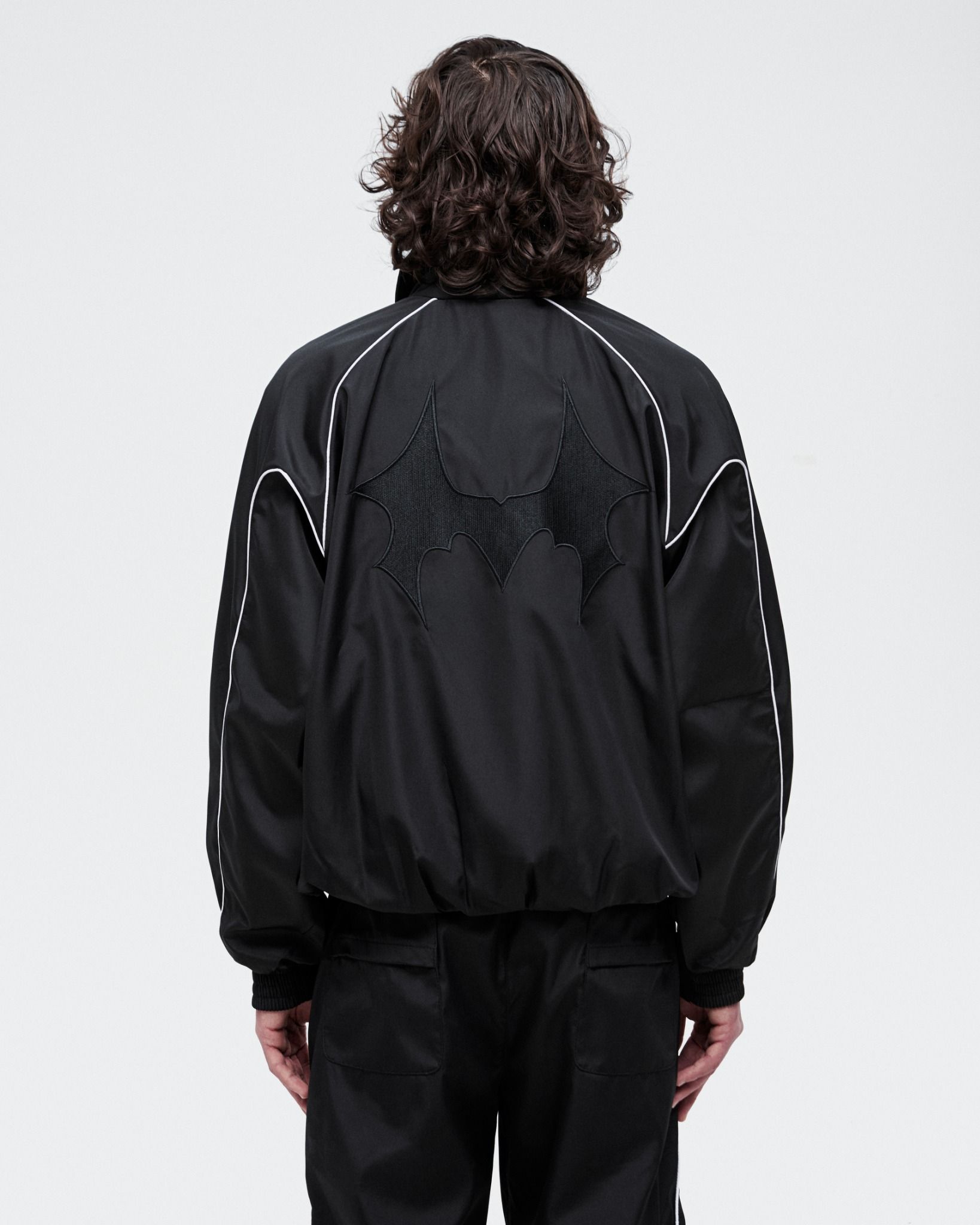  MAVERIK® NYLON TRACK JACKET ( BLACK ) 