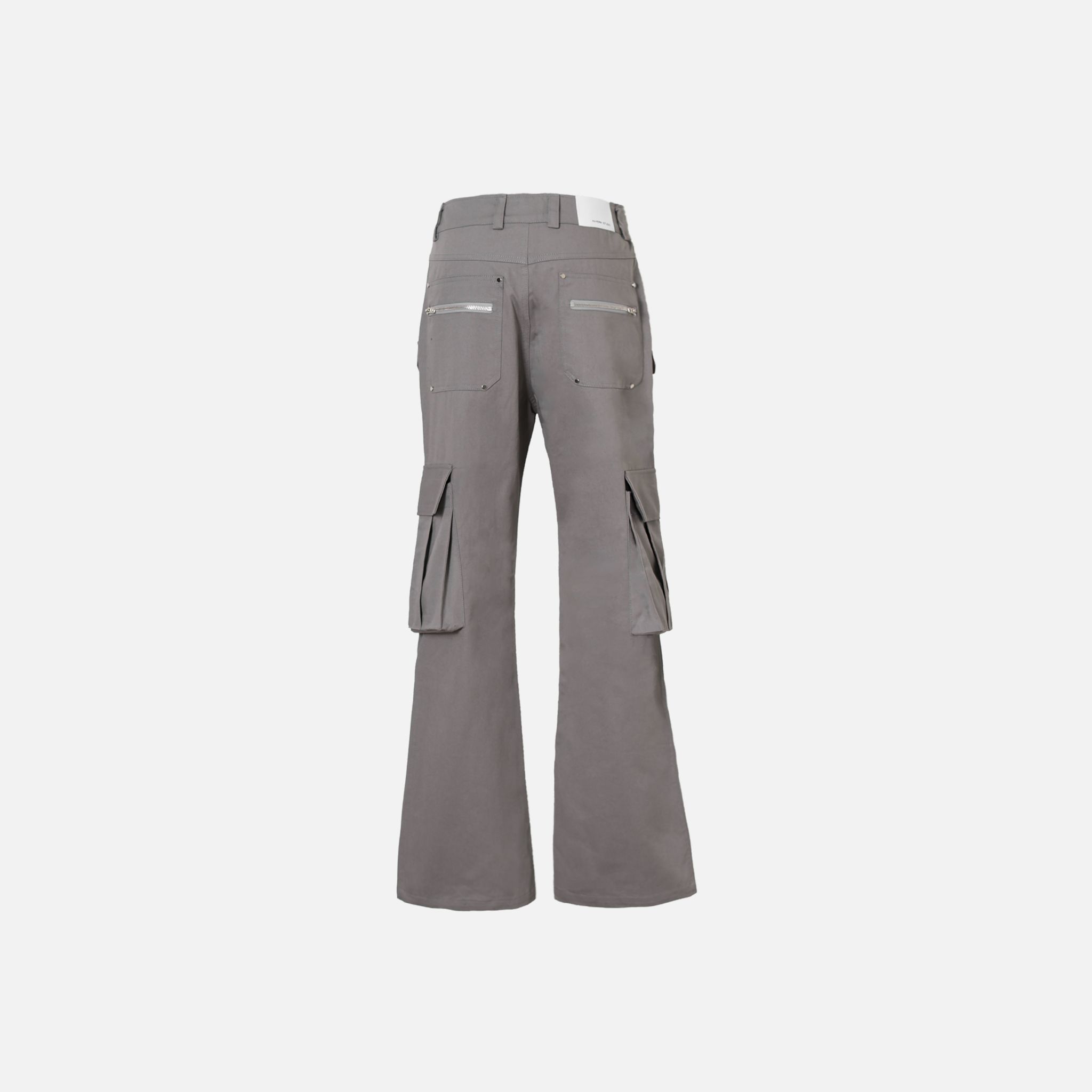  Flare Kaki Cargo Pants ( Grey ) 