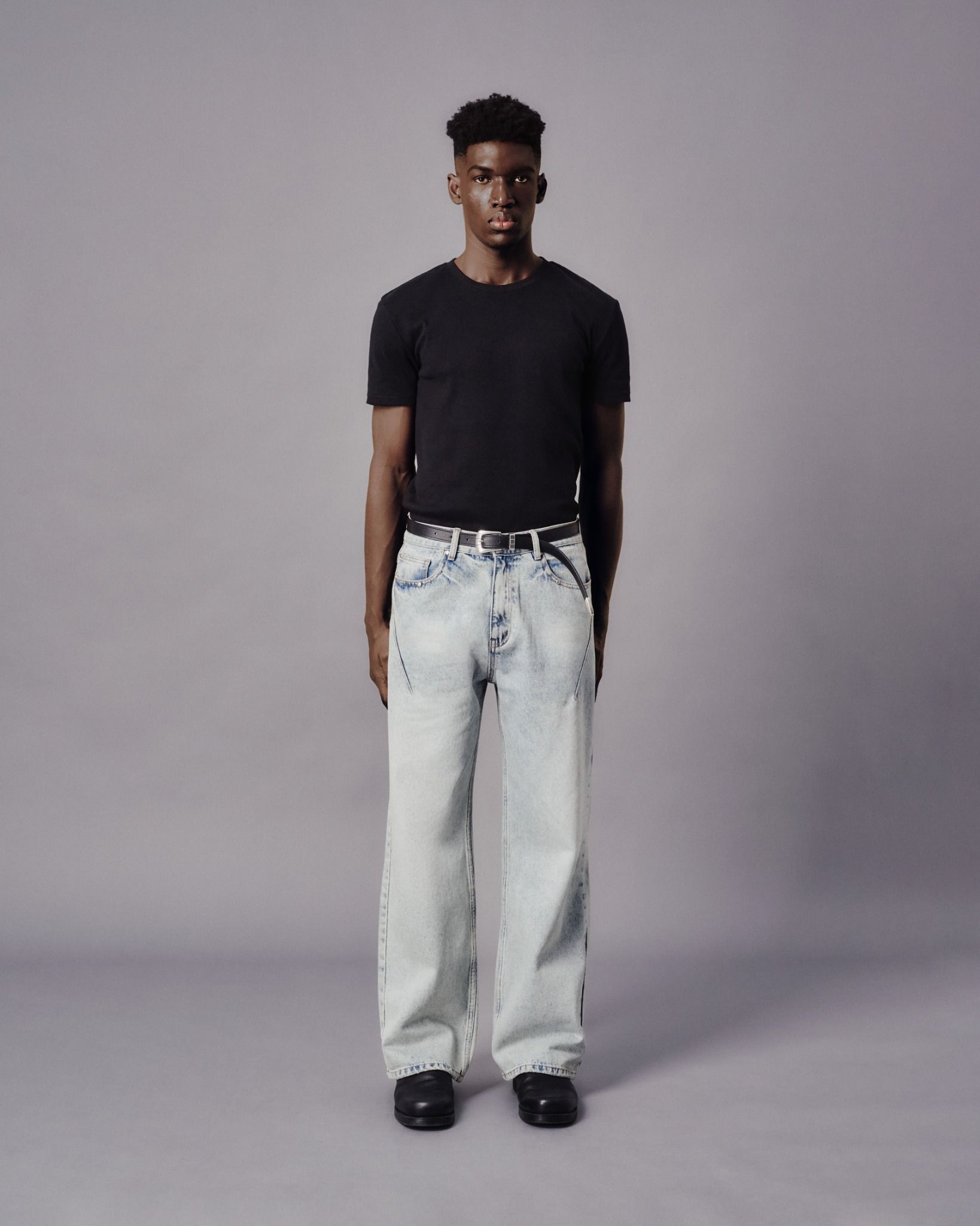 MAVERIK® LIGHT BLUE LOOSE FIT DENIM PANTS