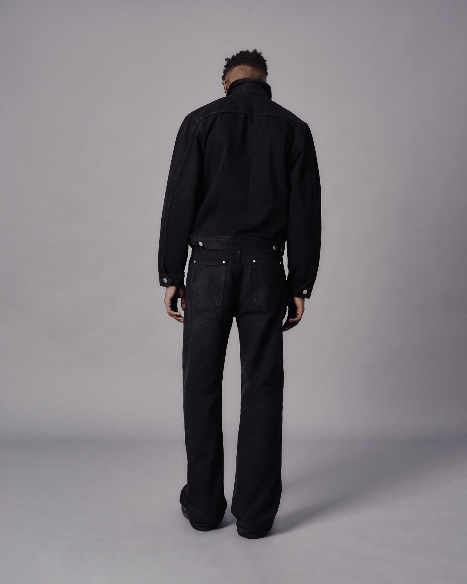 MAVERIK® LOOSE FIT DENIM PANTS ( BLACK )