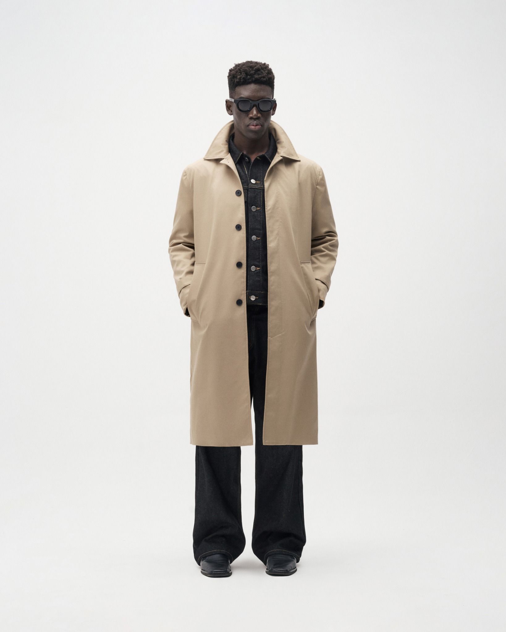 MAVERIK® HERITAGE KHAKI TRENCH COAT ( SAND )