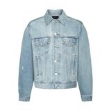  MAVERIK® - VINTAGE WASHED DIRTY BLUE DENIM JACKET 