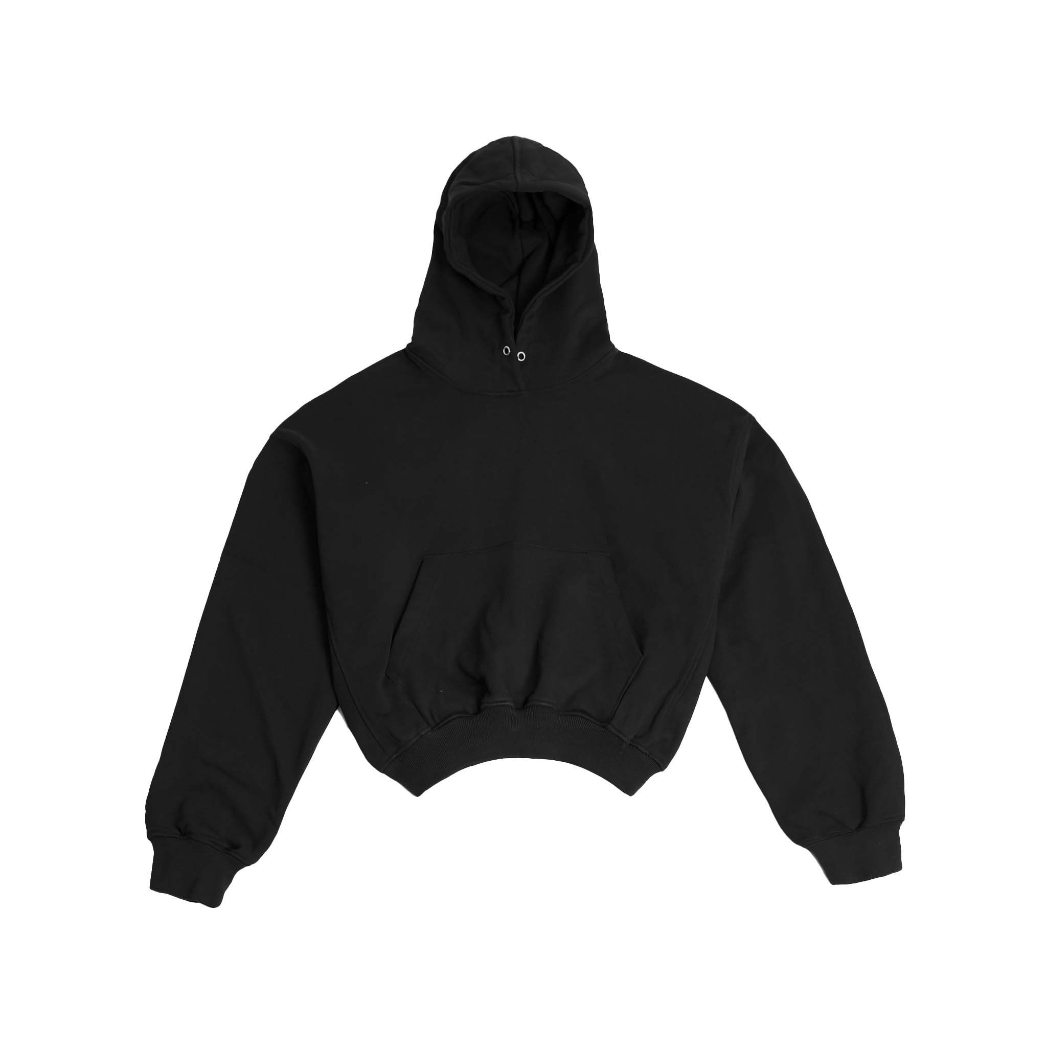  Basic Crop Hoodie ( Black ) 