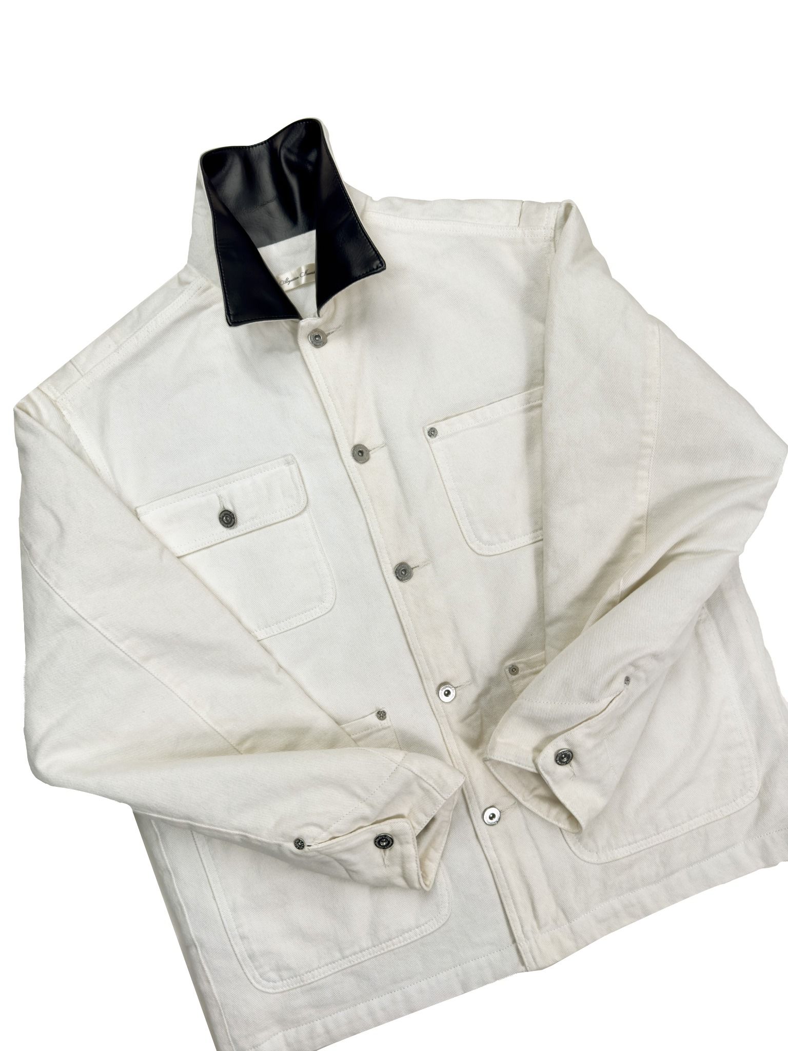 ALMV DENIM WORK JACKET ( WHITE )