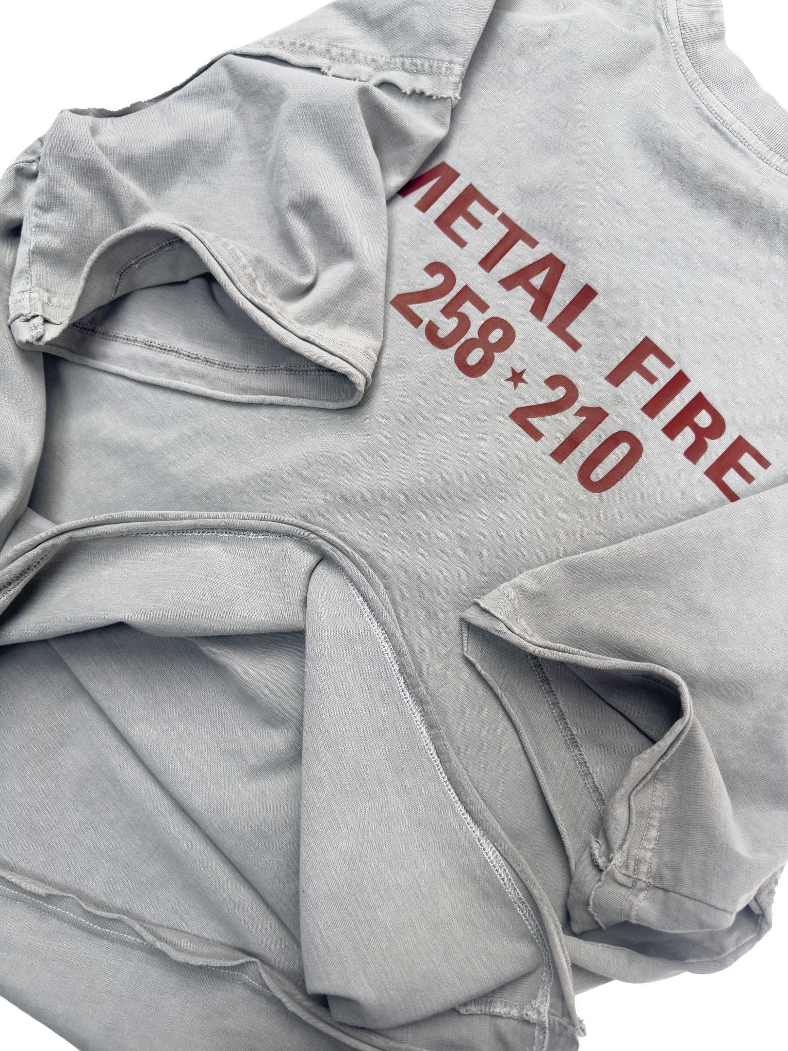 ALMV METAL FIRE TEE ( GREY )