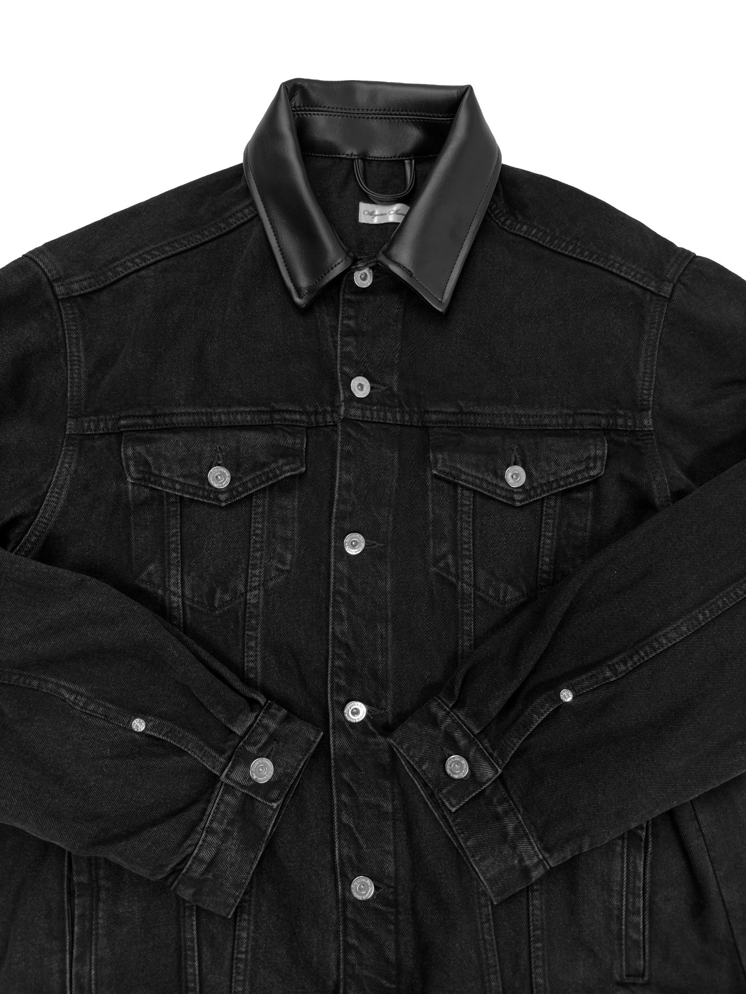 ALMV OVERSIZED DENIM JACKET ( DARK NAVY / BLACK NAVY )