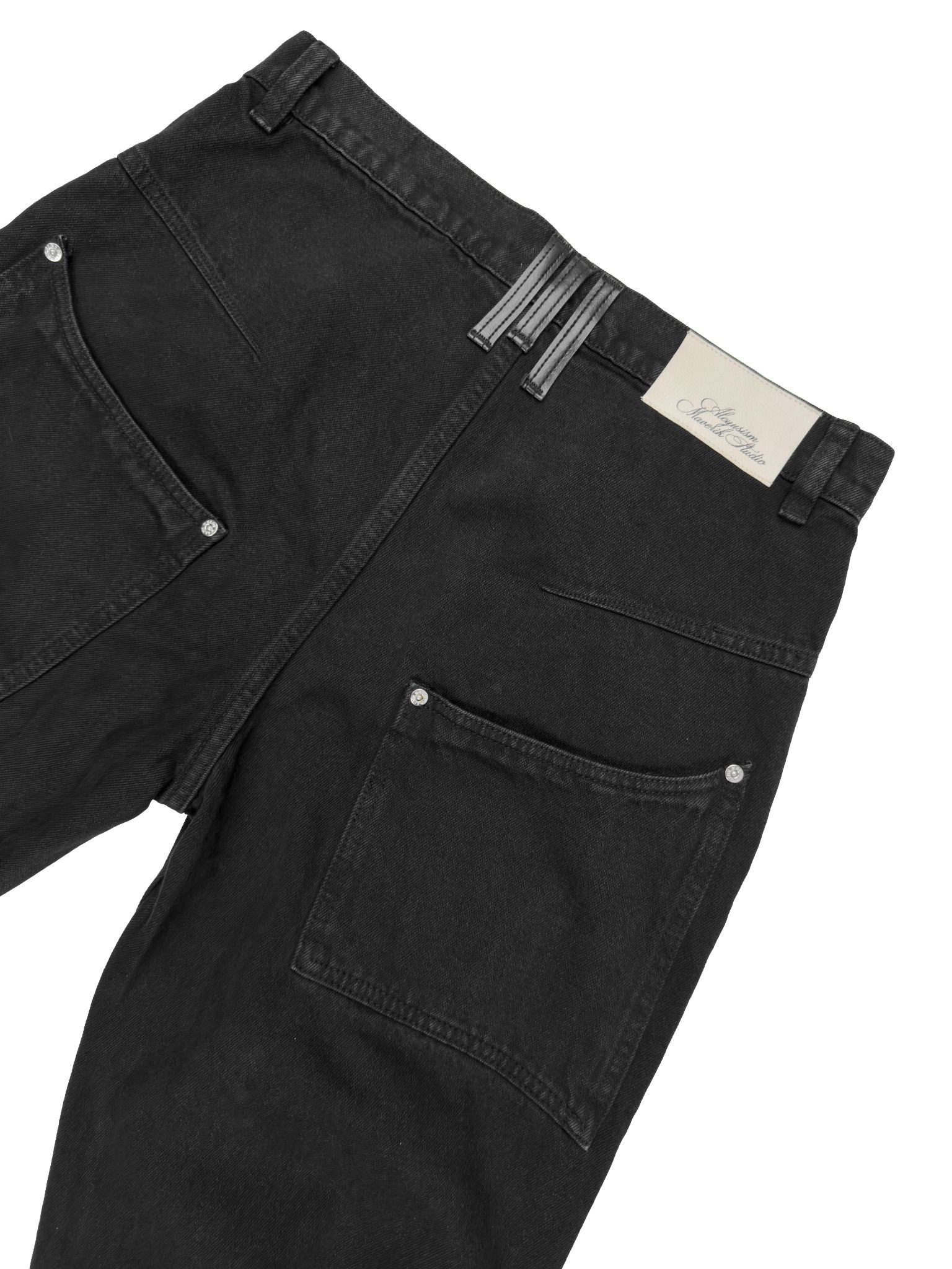 ALMV MID CUT DENIM PANTS ( ( DARK NAVY / BLACK NAVY )
