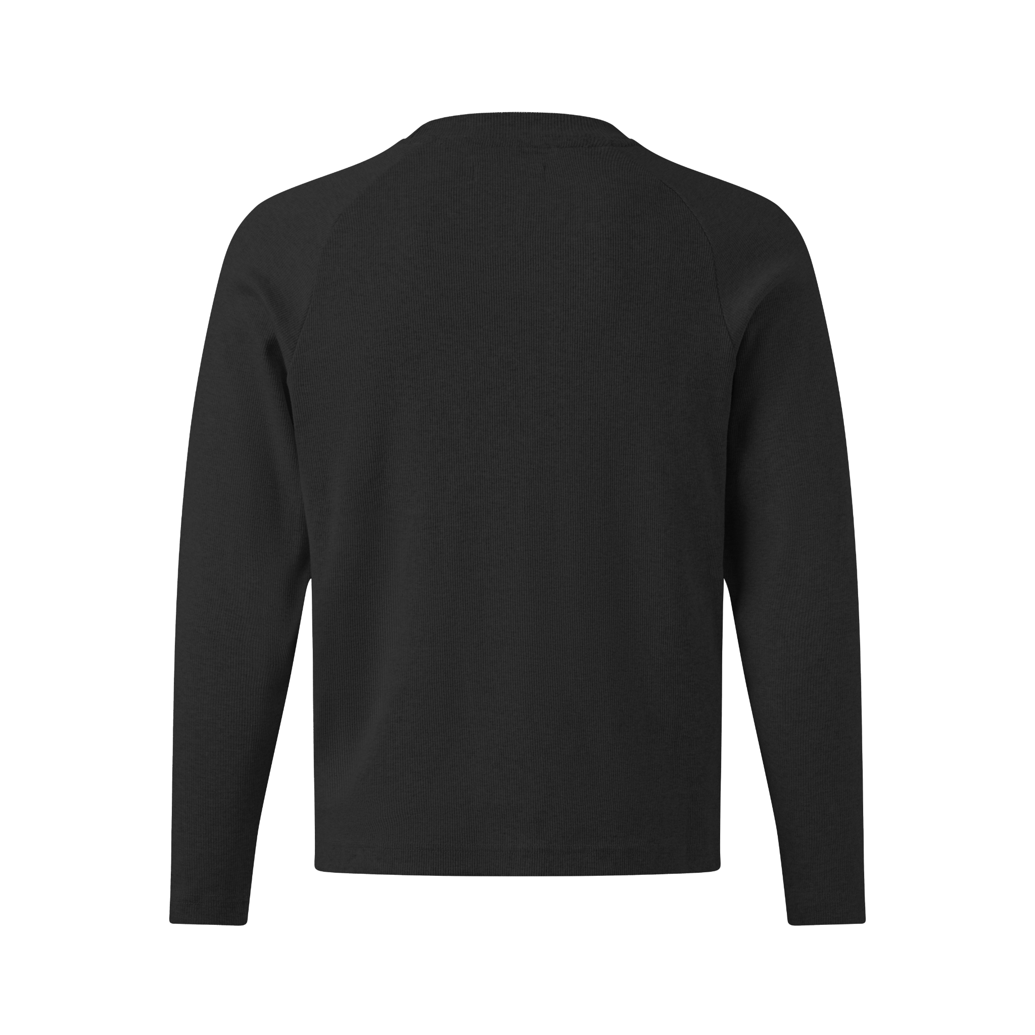 MAVERIK® SLIM FIT RIB LONG SLEEVE T-SHIRT ( BLACK )